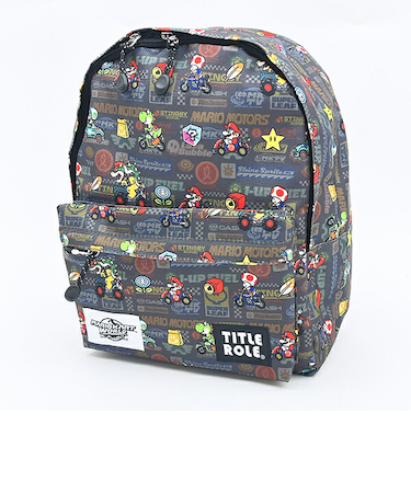 スーパーマリオ マリオカート ワールド KIDSデイパック （ブラック） リュック キッズ 任天堂