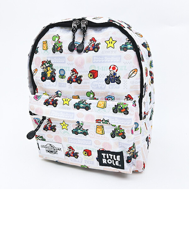 スーパーマリオ マリオカート ワールド KIDSデイパック （ホワイト） リュック キッズ 任天堂