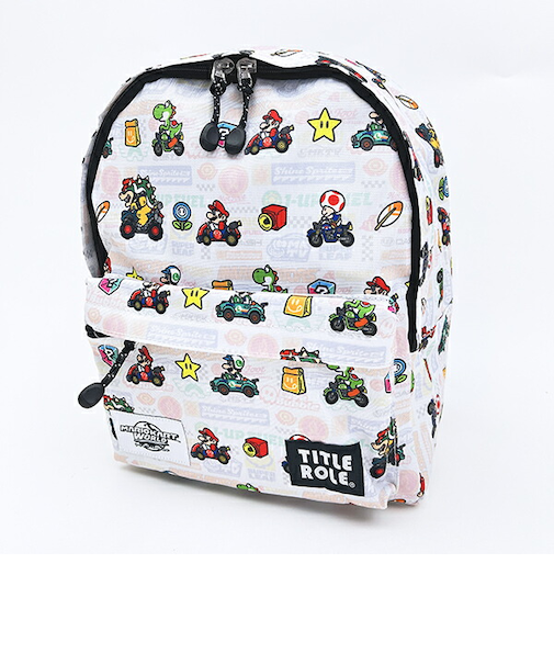 スーパーマリオ マリオカート ワールド KIDSデイパック （ホワイト） リュック キッズ 任天堂
