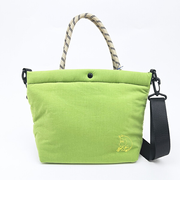 ムーミン Jocomomola ロープハンドル付ショルダーバッグ グリーン MOOMIN