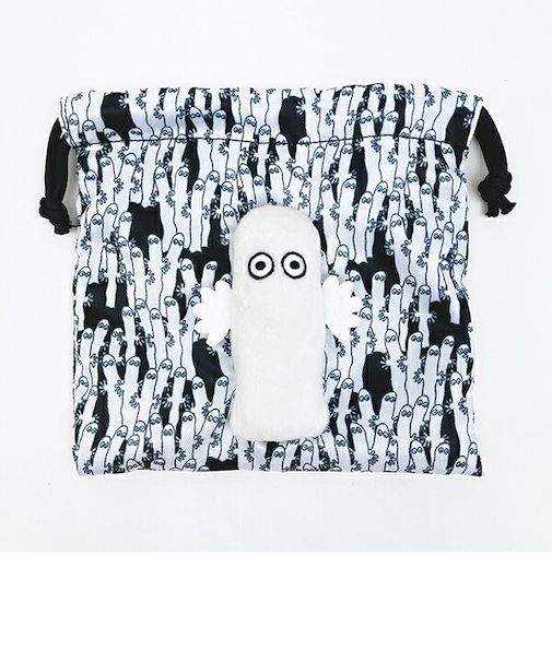 ムーミン ニョロニョロ ボアボディ巾着 MOOMIN