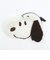 スヌーピー ダイカットフェイスポーチ モカ SNOOPY