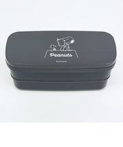 スヌーピー ランチボックス2段(仕切り付) 日本製 SNOOPY