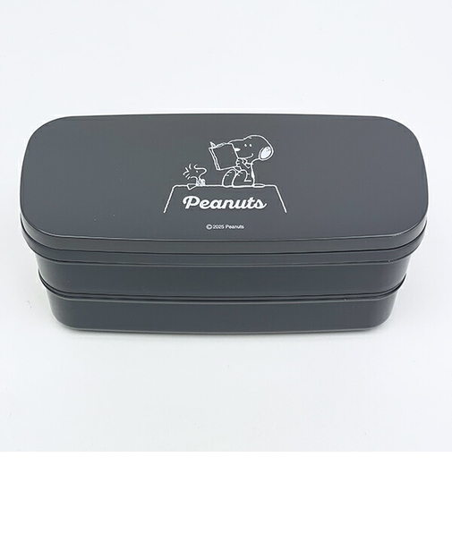 スヌーピー ランチボックス2段(仕切り付) 日本製 SNOOPY
