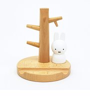 ミッフィー miffy ウッドドールスマートフォンスタンド スマホ用品