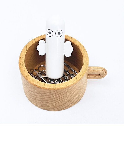 ムーミン ニョロニョロ ウッドクリップホルダー 文具 MOOMIN