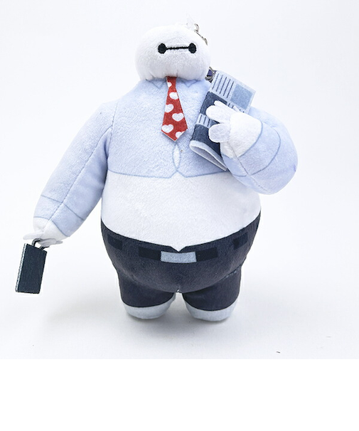 ディズニー ベイマックス ぬいぐるみキーリング マスコット コスチューム(サラリーマン) Disney