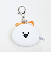 お文具といっしょ お文具さん シリコンミニポーチ (ホワイト)