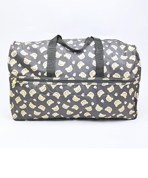 リラックマ 折りたたみボストンバッグ(L) ブラウン トラベル