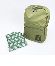 ムーミン スナフキン 折りたたみリュック カーキ バッグ MOOMIN