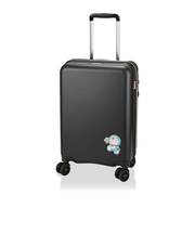 ドラえもん ジッパータイプ スーツケース 33L キャリーケース ブラック