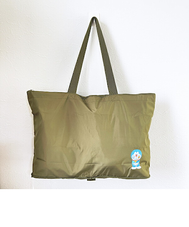 ドラえもん 折りたたみボストンバッグ (S) グリーン