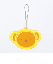 ミッフィー miffy ボリス リフレクターラバーキーホルダー フェイス