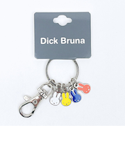 ミッフィー miffy 4連タイニーチャーム キーホルダー カラフル(フェイス)