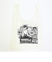 パワーパフガールズ エコバッグ ホワイト パワパフ