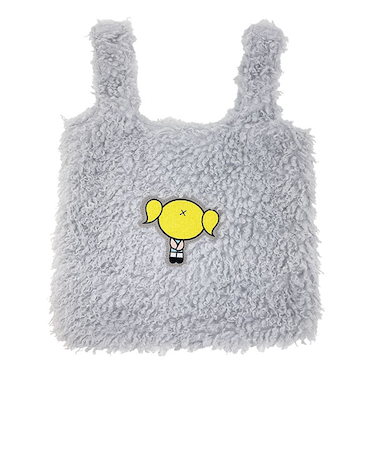 パワーパフガールズ バブルス ふわふわトートバッグ サックス パワパフ