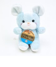 レトロぬいぐるみこれくしょん ミニ クリーミー（ねずみ） 吉徳レトロ