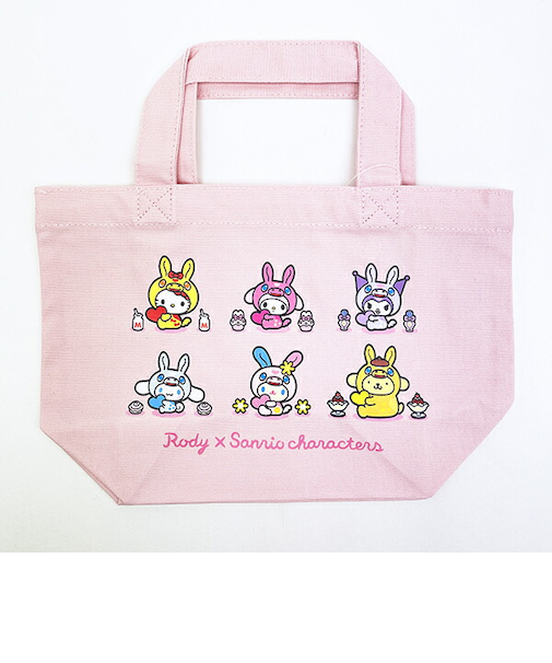 ロディ × サンリオ ランチトートバッグ 着ぐるみ ピンク Sanrio
