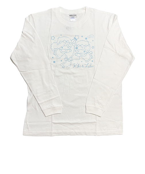 サンリオ キキララ ロングTシャツ(雪灯りのファンタジー) ホワイト 長袖 アパレル Sanrio