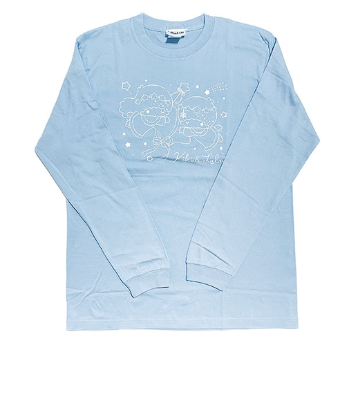 サンリオ キキララ ロングTシャツ(雪灯りのファンタジー) ブルー 長袖 アパレル Sanrio