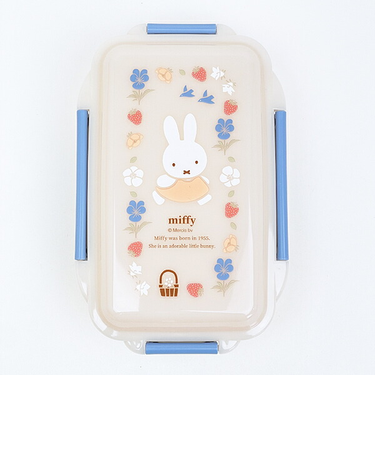 ミッフィー miffy 密封4点留め一段弁当箱 ランチ 日本製