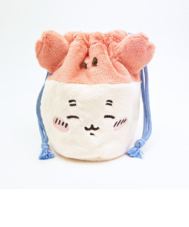 ちいかわ 古本屋 フェイス巾着 ポーチ