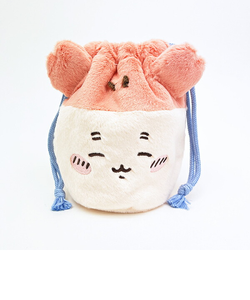 ちいかわ 古本屋 フェイス巾着 ポーチ