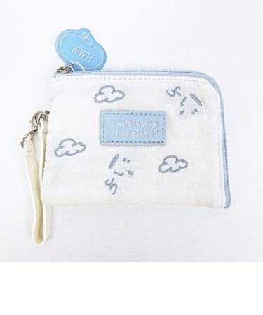 スヌーピー デイリーパスケース ぬいぐるみ ホワイト 定期入れ SNOOPY