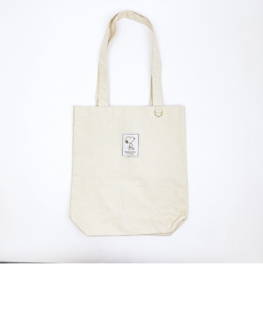 スヌーピー トートバッグ アイボリー SNOOPY