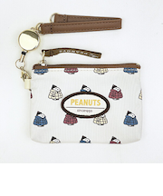 スヌーピー ポケット付きパスケース (ほっこり) チラシ 定期入れ SNOOPY