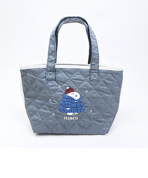 スヌーピー トートバッグ (ほっこり) ワンポイント SNOOPY