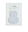ミッフィー miffy フェイス付箋 グレー 文具 日本製