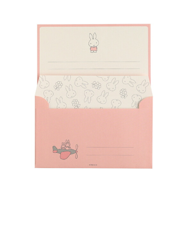 ミッフィー miffy レターセット ピンク 文具 日本製