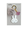 ミッフィー miffy ファー付きアクリルキーホルダー グレー