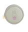 ミッフィー miffy 丸型ポーチ グレー