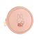 ミッフィー miffy 丸型ポーチ コーラル