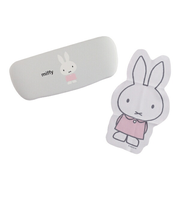 ミッフィー miffy メガネケース&クロスセット グレー
