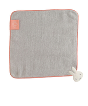 ミッフィー miffy タオルハンカチ グレー