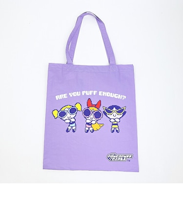 パワーパフガールズ ピクセルアート トートバッグ パワパフ