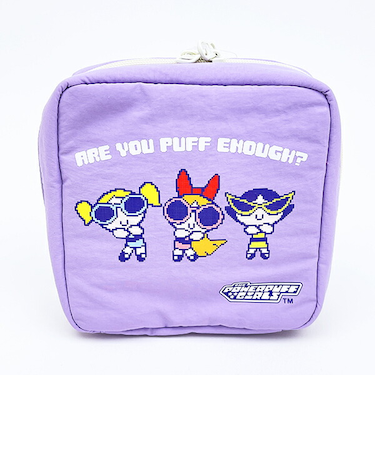 パワーパフガールズ ピクセルアート たっぷりトラベルポーチ パワパフ