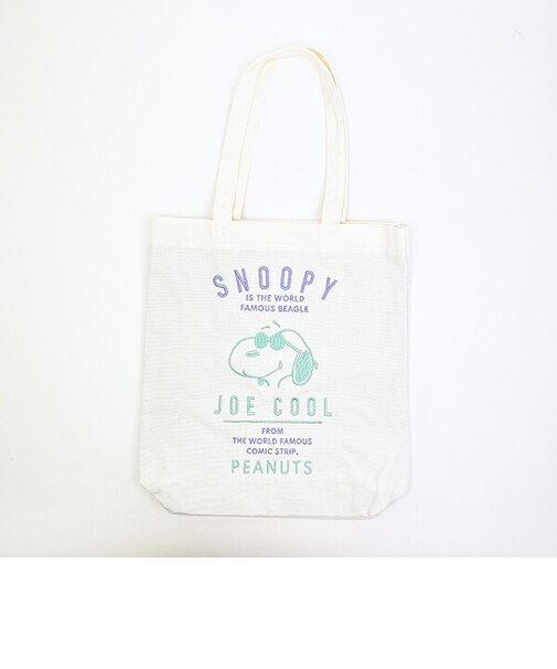 スヌーピー ジョー・クール 刺しゅうトートバッグ SNOOPY