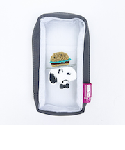 スヌーピー メッシュペンケース バーガー 文具 SNOOPY