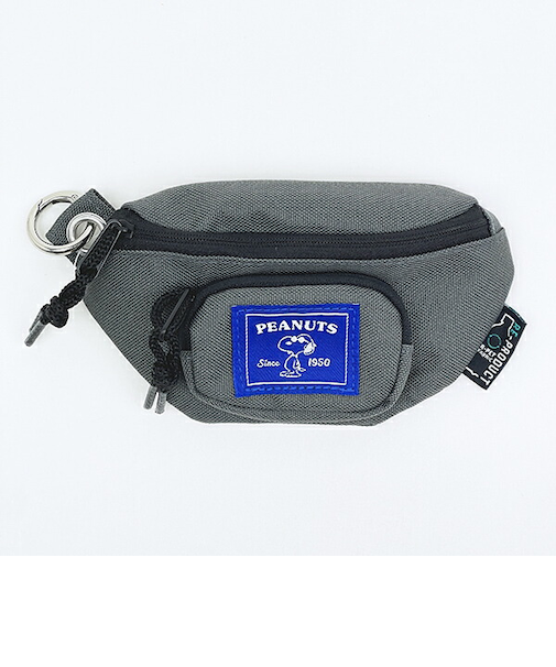 スヌーピー ジョークール RE-PET ウエスト型ミニポーチ SNOOPY