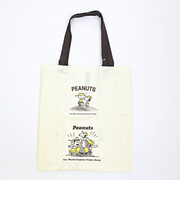 スヌーピー エコバッグ アイボリー BASEBALL PEANUT SNOOPY