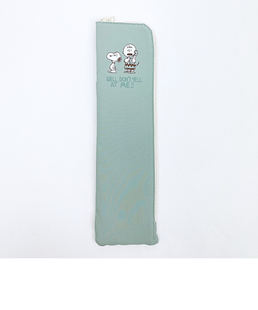 スヌーピー 耐熱トラベルポーチ グリーン 旅行 SNOOPY