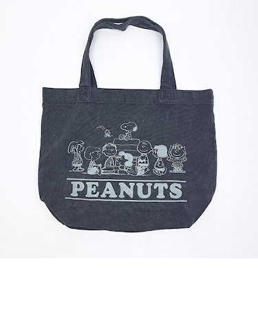 スヌーピー ピグメントトートバッグ 集合 SNOOPY
