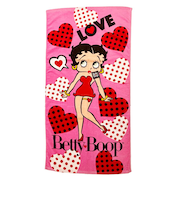ベティー ブープ(Betty Boop) バスタオル (ピンク) ベティちゃん