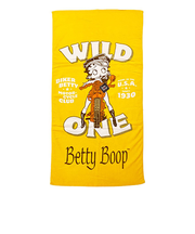 ベティー ブープ(Betty Boop) バスタオル (イエロー) ベティちゃん