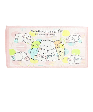 すみっコぐらし しろくまのふるさと バスタオル すみっこ San-x サンエックス
