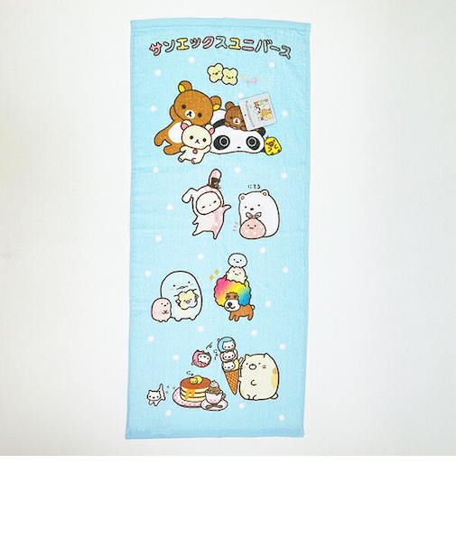 サンエックス ユニバース なかまたち フェイスタオル San-x